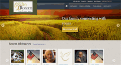 Desktop Screenshot of mcdonaldrobertsfuneralservice.com